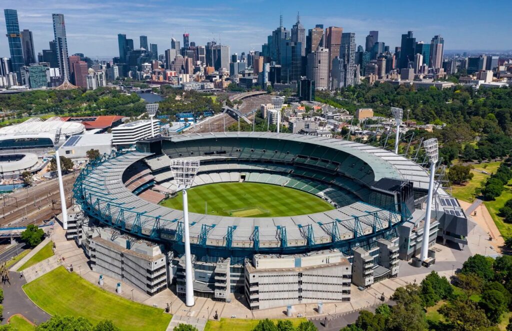 MSC Stadium Aerial Shot. Credit to Austadiums