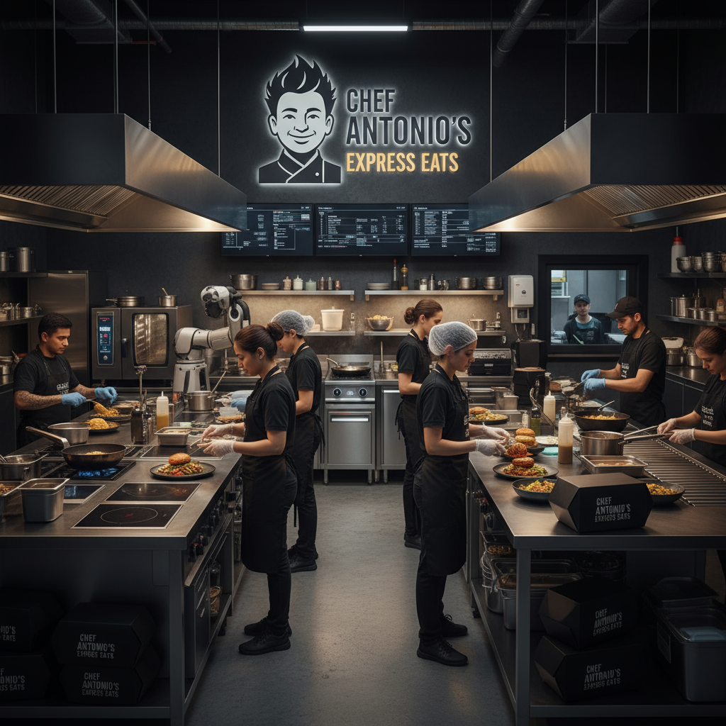 representative image for celebrity backed dark kitchens