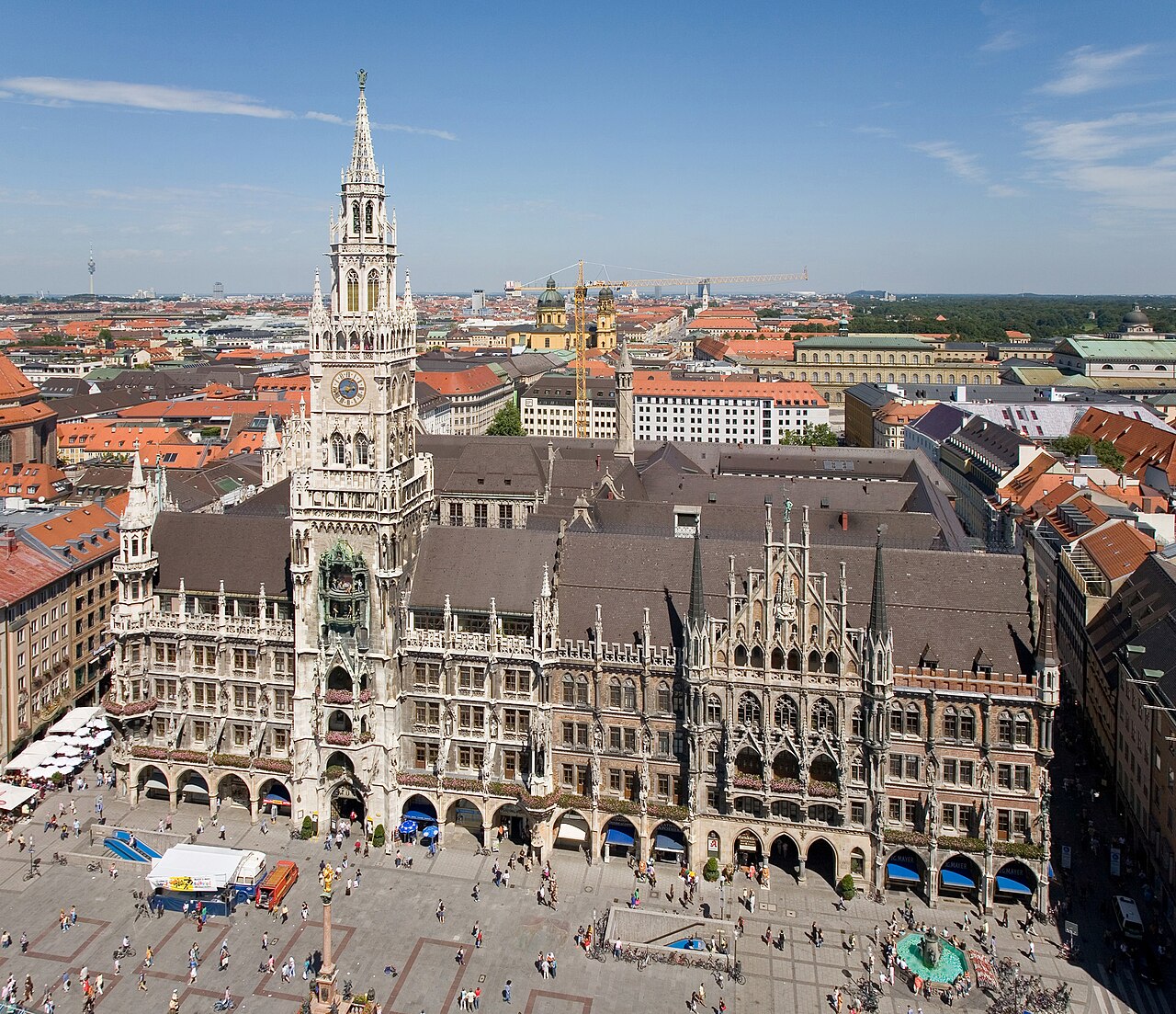 Schrannenplatz Grain Markets and Public Executions 1700, 1853